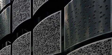 perforated metal sound blocks